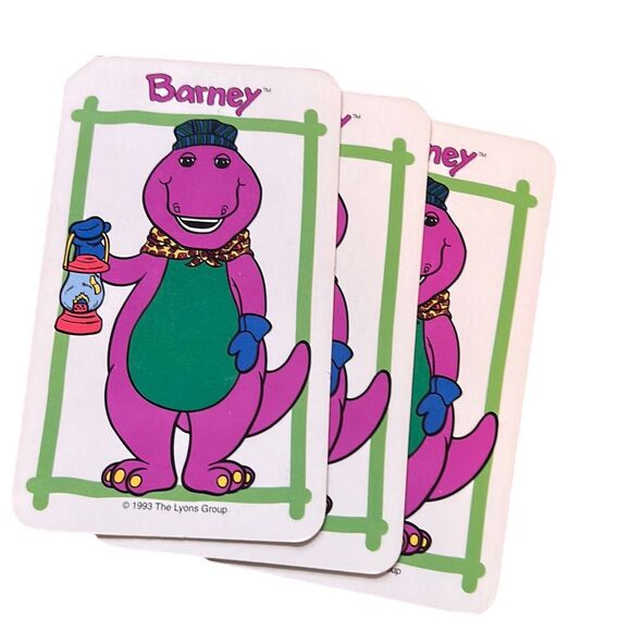 Barney Jumbo Card Game 1993 - Picture 12 of 13